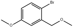 1-溴-4-甲氧基-2-(甲氧基甲基)苯 结构式