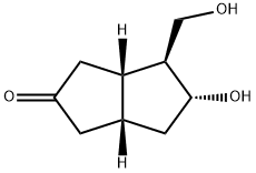 (3AS,4S,5R,6AR)-六氢-5-羟基-4-(羟甲基)-2(1H)-戊酮 结构式