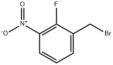 2-氟-3-硝基溴苄 结构式