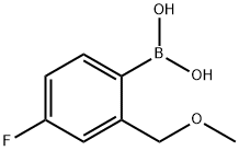 4-氟-2-(甲氧基甲基)苯基硼酸 结构式