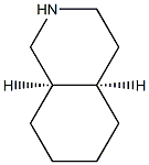 (4AR,8AR)-十氢异喹啉 结构式