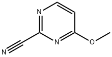 2-氰基-4-甲氧基嘧啶 结构式