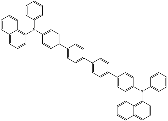 4P-NPB N,N' -双(1 - 萘)- N,N' -二苯基- [1,1':4',1 '' 4 '',1''' QUATERPHENYL] -4,4“ ' - 二胺 结构式