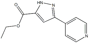 Ethyl 3-(pyridin-4-yl)pyrazole-5-carboxylate 结构式