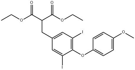 3.5-二碘产品(3,5-二碘丙二酸二乙酯) 结构式