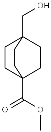 4-(羟基甲基)双环[2.2.2]辛烷-1-羧酸甲酯 结构式