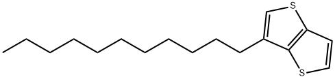 3-十一烷基噻吩并[3,2-B]噻吩 结构式