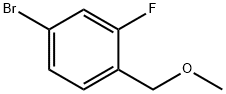 4-溴-2-氟-1-(甲氧基甲基)苯 结构式