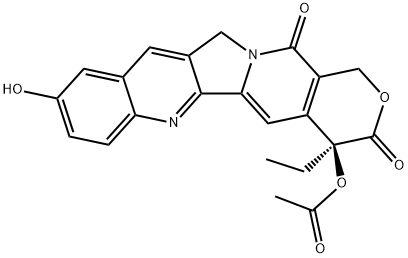 10 -羟基喜树碱醋酸盐 结构式