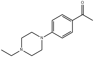 1-[4-(4-ETHYL-PIPERAZIN-1-YL)-PHENYL]-ETHANONE 结构式