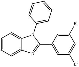 1H-BENZIMIDAZOLE, 2-(3,5-DIBROMOPHENYL)-1-PHENYL- 结构式