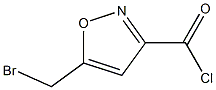 5-(broMoMethyl)isoxazole-3-carbonyl chloride 结构式