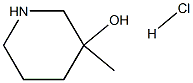 3-甲基-3-哌啶醇 结构式