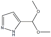 5-(DIMETHOXYMETHYL)-1H-PYRAZOLE 结构式