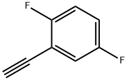 2-乙炔基-1,4-二氟苯 结构式