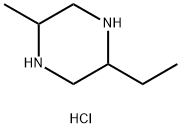 2-乙基-5-甲基哌嗪盐酸盐 结构式