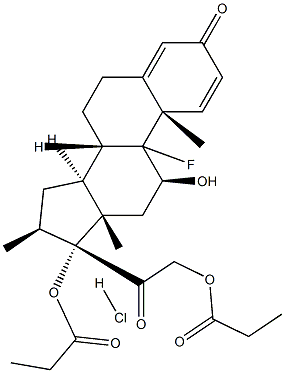 BETAMETHASONE HYDROCHLORIDE 结构式