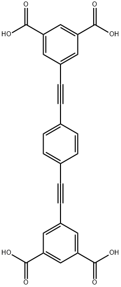 1,4-双(二羧基苯基乙炔基)苯 结构式
