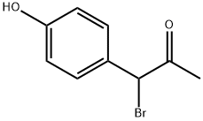 1-溴-1(4-羟基苯基)丙基酮 结构式