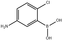 (5-aMino-2-chlorophenyl)boronic acid 结构式