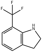 7-(三氟甲基)二氢吲哚 结构式