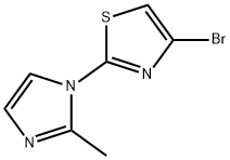 4-Bromo-2-(2-methylimidazol-1-yl)thiazole 结构式