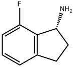 (1R)-7- FLUOROINDANYLAMINE 结构式