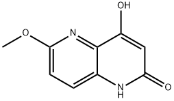 4-羟基-6-甲氧基-1,5-萘啶-2(1H)-酮 结构式