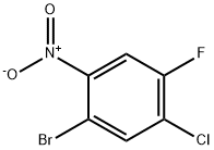 2 - 溴-4 - 氯-5 - 氟硝基苯 结构式