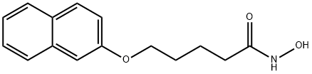 N-羟基-5-(萘-2-基氧基)戊酰胺 结构式