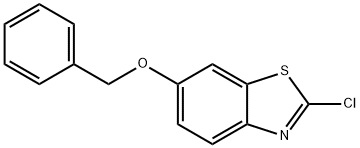 6-Benzyloxy-2-chloro-benzothiazole 结构式