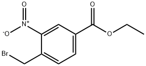 4-(溴甲基)-3-硝基苯甲酸乙酯 结构式