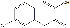 3-(3-氯苯基)-2-氧代丙酸 结构式