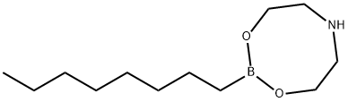 正辛基硼酸二乙醇胺酯 结构式
