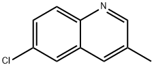 6-氯-3-甲基喹啉 结构式