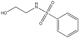 N-(2-羟乙基)苯磺酰胺 结构式