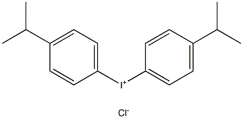 二(4-异丙基苯基)氯化碘 结构式