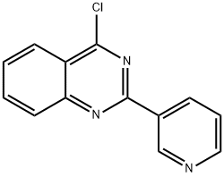 4-氯-2-(3-吡啶基)-喹唑啉 结构式