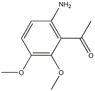 2,3-二甲氧基-6-氨基苯乙酮 结构式
