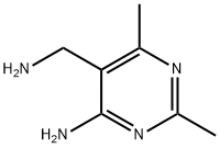 5-(氨基甲基)-2,6-二甲基嘧啶-4-胺 结构式