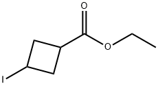 3-碘环丁基甲酸乙酯 结构式