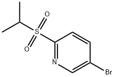 5-broMo-2-(isopropylsulfonyl)pyridine 结构式
