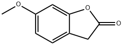 6-甲氧基苯并呋喃-2(3H)-酮 结构式