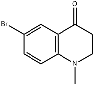 6-溴-1-甲基-2,3-二氢喹啉-4-酮 结构式