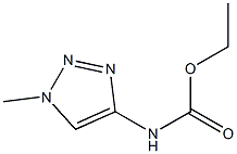 (1-甲基-1H-1,2,3-三唑-4-基)氨基甲酸乙酯 结构式