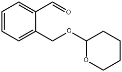2-[[(四氢吡喃-2-基)氧基]甲基]苯甲醛 结构式