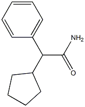 2-环戊基-2-苯乙酰胺 结构式