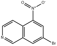 7-溴-5-硝基异喹啉 结构式