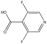 3,5-二氟异烟酸 结构式