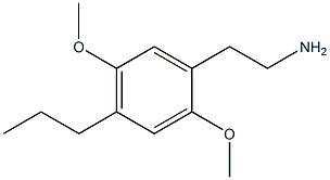 4-propyl-2,5-
diMethoxyphenethylaMine 结构式